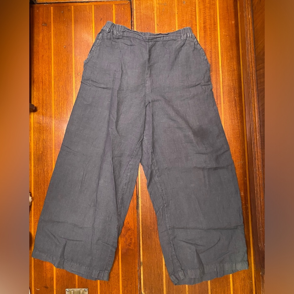 CP Shades Linen Cropped Pant